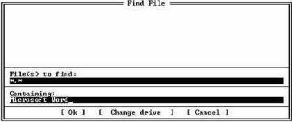 Поиск с помощью программы File Find